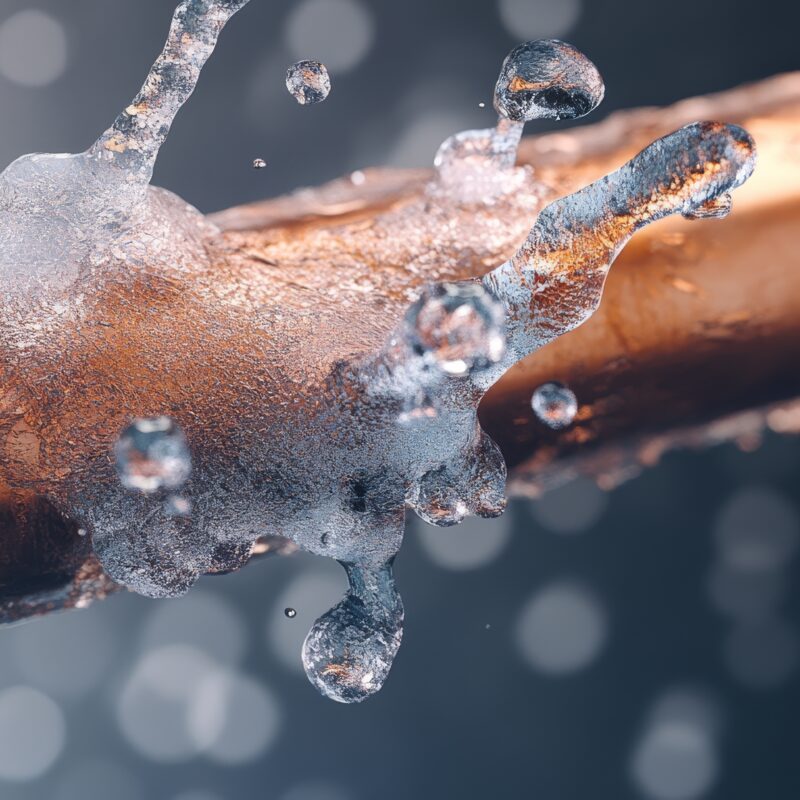 Frozen pipes in winter with ice buildup - Preventative tips by Canfield Plumbing